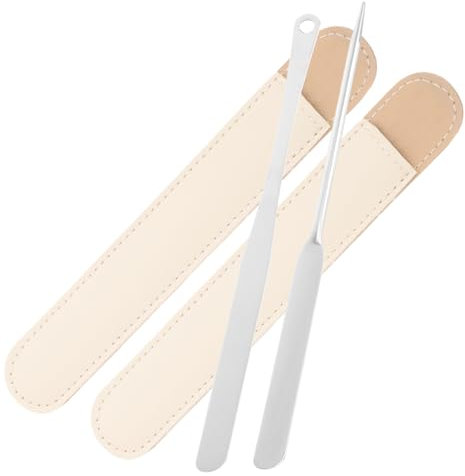 WRITWAA 1set Korean Foundation Spatula Mixing Tool for Makeup Application Blending Rods for Nail Polish Face and Eyelash Glue Practical Cosmetic Mixer Handle