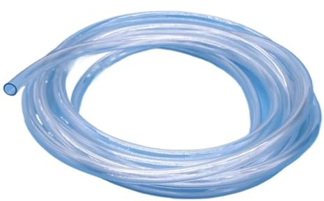Tuyau Pvc Souple Tuyaux en plastique PVC Transparent de 1/2/3/5/8m, 2 3 4 5 6 8 10 12 14 16 18 20 25mm, Tube de pompe d'arrosage de jardin Transparent(8 Meters,ID 14mm x OD 16mm)