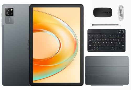 Blackview Tab 60 Pro | 10.1″ HD+ IPS 60Hz | 24GB RAM + 128GB (2TB) | Grigio | Unisoc T606 Octa-Core | 8MP + 5MP | GPS | Tablet LTE | Dual SIM | Face Unlock | 2 anni di garanzia | Gift set