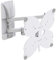 Meliconi SlimStyle Plus 200 SDR Supporto con Doppio Braccio Ultra Sottile da Parete per TV a Schermo Piatto da 26’’ a 40’’, Gommini Protettivi, VESA 100x100, 200x200, Bianco