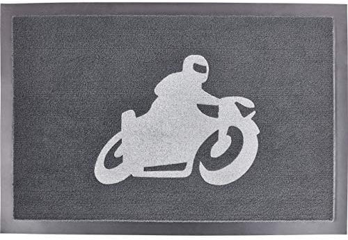 Polo Fußmatte Motorrad - Polyamid Vinyl - 60x40cm - Für Biker-Haushalt neutral