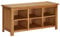 vidaXL Eichenholz Massiv Schuhregal mit 6 Fächern Schuhschrank Schuhständer Schuhbank Bank Regal Schuhablage Kommode Sitzbank 90×37×45cm