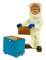 Vogler 815-9790 Funny Job - Imker mit Anzug und Box Figur Bienen Honig