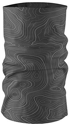 Maskworld Schlauchschal Multifunktionstuch Halstuch Kopftuch - Topographic - stylish - atmungsaktiv - elastisch - für alle Gelegenheiten