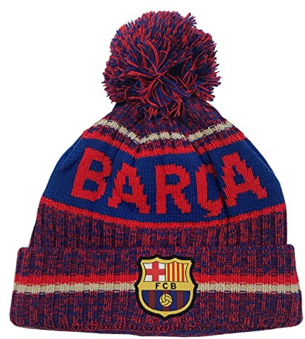 Icon Sports Herren Fc Barcelona Team Beanie, blau, Einheitsgröße