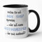Druckerino Tasse mit Spruch: Wollen Sie mit dem Chef sprechen, oder mit einem Mitarbeiter der sich auskennt I beidseitig bedruckt - Tassen mit Spruch - Kaffeetasse lustige Sprüche