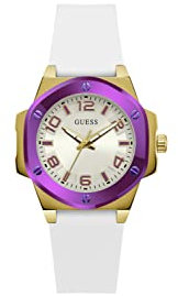 GUESS G Hype Damenuhr, Weiß