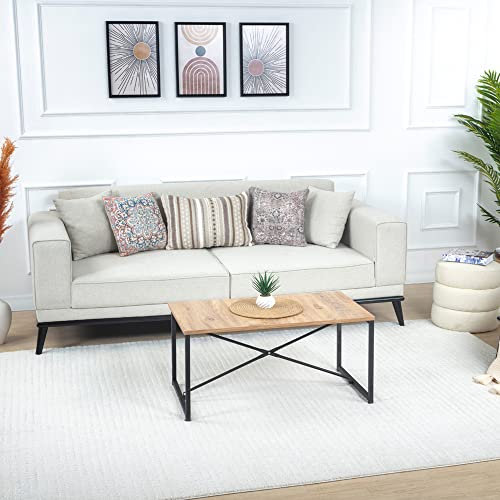 Livabliss Zadar Wohnzimmer Teppich modern – Abstrakt Design in Marmor Optik für Wohnzimmer 200x275 cm, Esszimmer, Schlafzimmer - Marmor Teppich groß, weicher Teppich Kurzflor in Creme