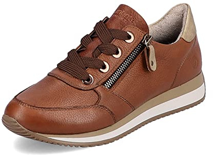 Remonte D0h11, Damen-Turnschuhe, Braun 24, 36 EU