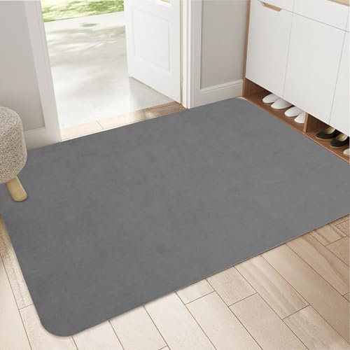Fußmatte innen 3mm Dicke Ultra-Dünne 90*200cm Türmatte für Innenbereich rutschfeste Absorbierende Schmutzabweisende Eingangsmatte waschbare fusmattenteppich für die Vordertür flache Innenbodenmatte