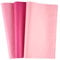 CHRORINE 50 Blatt rosa Seidenpapier, mehrfarbig, Kunst, Geschenkpapier, Großpackung für Valentinstag, Babyparty, Hochzeit, Geburtstag, DIY und Basteldekoration