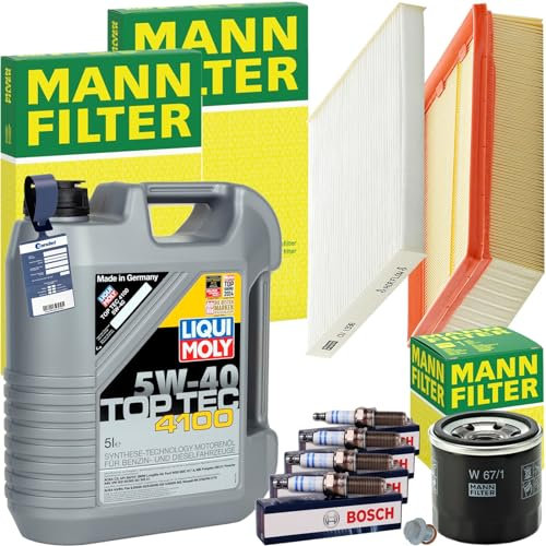 Inspektionspaket + 5W-40 Öl passend für Qashqai X-TRAIL 1.6 + 2.0