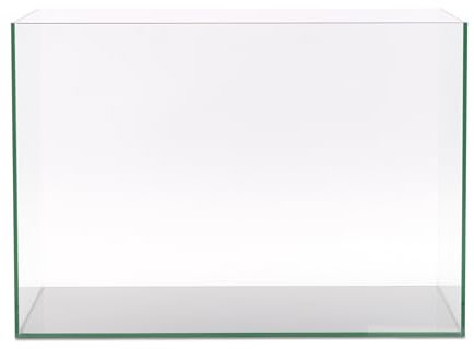 Curved Garden Tank Big | Kleines Aquarium aus Glas | Nano Glasbecken | Premium Aquascaping Aquarien | 23 Liter - 40x23x25cm