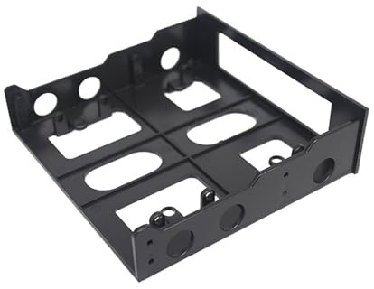 Wilgure 1 pièce Support de Montage pour Lecteur de Disquette 3,5 à 5,25 Pouces vers Baie de Lecteur Optique, Accessoire pour Ordinateur de Bureau
