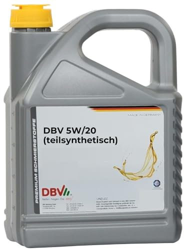 5W/20 (teilsynthetisch) von DBV 2 x 5-Liter-Kanne