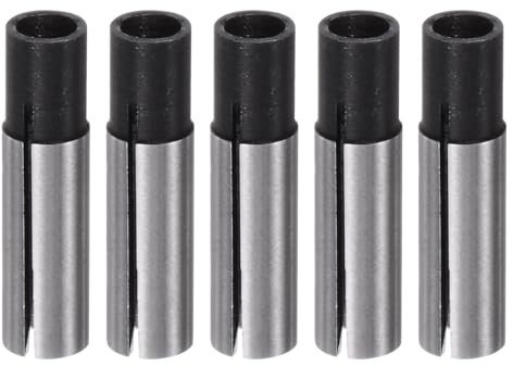 sourcing map 5pcs Collet Chuck Driver Adapter 6mm to 4mm CNC Engraving Bit Router Converter for CNC Machine Tool