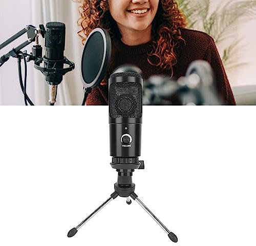 EIMSOAH USB Mikrofon,Kondensator Mikrofon PC, Microphone USB für Streaming, Podcast, Studio, Gaming,PC-Computer, USB-Mikrofon für Gaming-Livestreaming-Aufnahmen