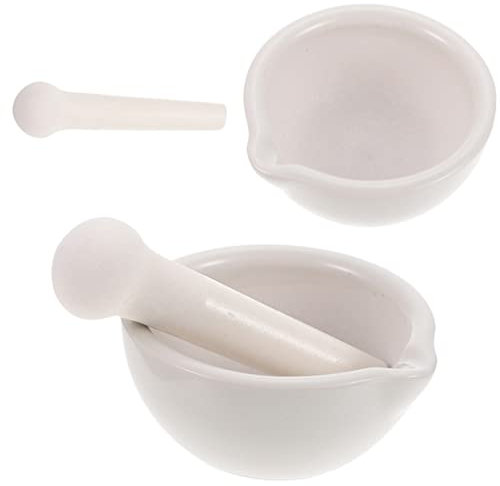Ciieeo 2juegos Morteros Cerámicos Para Moler Condimentos Pastillas y Especias Cuencos De Molienda Hogar y Cocina Para Triturar y Medicinas