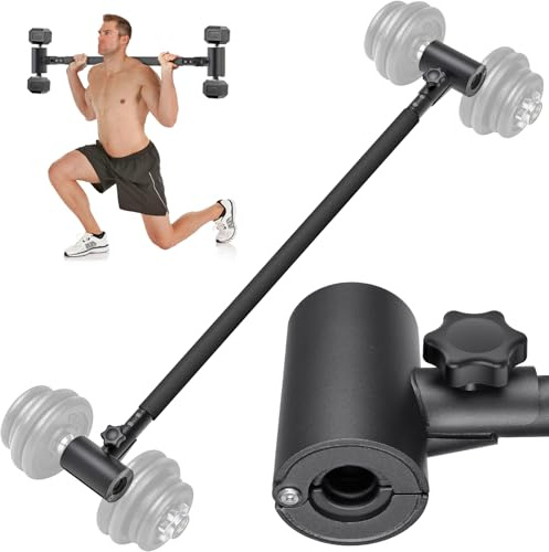 Kipika Verstellbarer Hantel zu Langhantel Konverter - EZ Curling Bar Adapter - Vielseitige Gewichtheberausrüstung für Home Gym