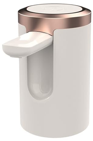 Dispensador de jarra de agua, bomba eléctrica portátil, grifo automático de botella de agua recargable por USB, negro, ideal para el hogar, oficina, camping, cocina, dormitorio, al aire libre, viajes