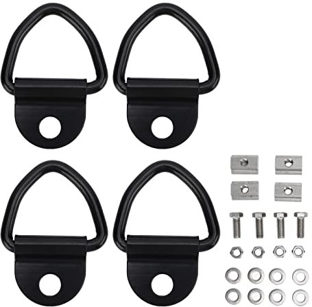 T-Nutensteine, Metall, leicht, kompakt, Maschinenschrauben, Bolzen, ideal für Pickup-Trucks, Bettgitter, Anhänger, SUVs und Boote