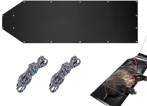 Deer Hunting Sled – Foldable Thickened Design, Outdoor Equipment Slider Cart, Trophy Dragging, Log Moving | Great For Hunters Fishermen Firewood Transport Decoy Ice Fishing Use