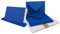25x Faltkarten Set DIN A6/C6 mit Brief-Umschlägen in Royalblau/Königsblau - inklusive Einleger - 14,8 x 10,5 cm - Premium Qualität - FarbenFroh