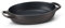 Lagostina Cooking Fusion Lasagnera Ovale da Forno, Acciaio, Nero, 28 cm