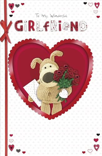 Boofle Wonderful Girlfriend Valentine's Day Card Cute Greeting Cards