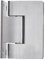 1 PC Charnière de porte en verre de salle de bain, pince pour porte de douche sans cadre, pince en acier inoxydable pour vitrine, pour verre de 8 mm à 12 mm d'épaisseur, connexion mur verre à 90 °