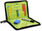 RoseFlower Trainer Taktiktafel Fußball, Profi Faltbares Fussball Taktikmappe Soccer Taktikboard Football Coach Board mit Schachfiguren, Stifte, Radiergummi - Ideal für Taktiken und Spielanpassungen