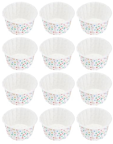 100 Pièces Caissettes En Papier Jetables Pour Cupcakes, Muffins, Glaces Et Desserts - Tasses Colorées Avec Revêtement Anti-Fuite Pour Mariages, Anniversaires Et Fêtes