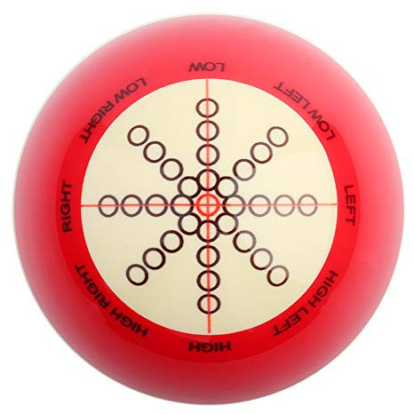 Billard-Punkt-Queueball, Billard-Trainings-Queueball Billard- und Pool-Billardkugeln Billard-Pool-Ball-Praxis-Trainingshilfe-Zubehör