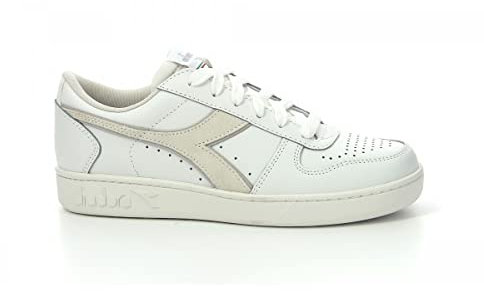 Diadora Magic Basket Low Leather Wn, Scarpe da Ginnastica Donna, Dawn Blue/White, 36.5 EU