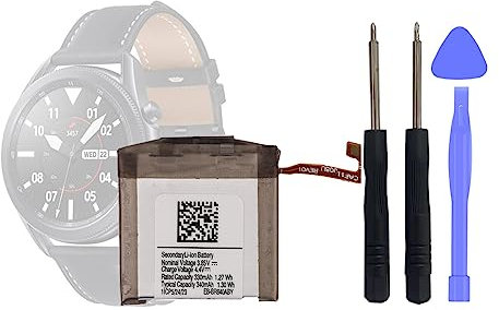 HIGHAKKU Ersatzakku EB-BR840ABY kompatibel mit Samsung Galaxy Watch 3 45 mm SM-R840 SM-R845 with Tools
