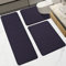 HOUYOMICS Bath Mat Set 3-Piece, Memory Foam Bathroom Mats Non-Slip Bath Rugs, Quick-Dry & Machine Washable, Bath Mat Sets for Bathroom Shower Toilet Floor (Dark Grey, 60 * 80+U60*60+43 * 120cm)