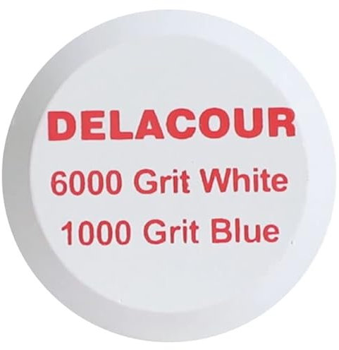 Delacour Axe/Hatchet Sharpening Puck Whetstone Knife Sharpening Stone, Dual Grit Multi-Purpose Sharpener Stone