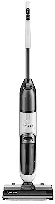 Midea Wet & Dry Aspirapolvere X6, 3-in-1 Pulitore per Pavimenti autopulente, Bianco e Nero, doppi serbatoi da 0.6 L e 0.4 L, 190 W, 400 milliliters, 80 decibeles