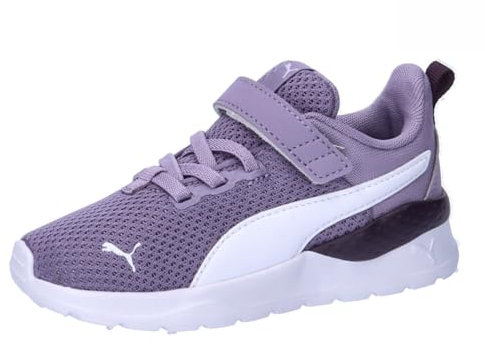 PUMA Jungen Unisex Kinder Anzarun Lite AC Inf Sneaker, Pale Plum White-Midnight Plum, 23 EU