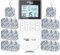Boston Tech TENS Gerät Schmerztherapie Muskelstimulator | 3 in 1: TENS EMS Fitness | Effektive Schmerzlinderung + Training | 2 Kanäle + 50 Modi + 16 Intensitätsstufen + Inklusive Etui + 4 Elektroden