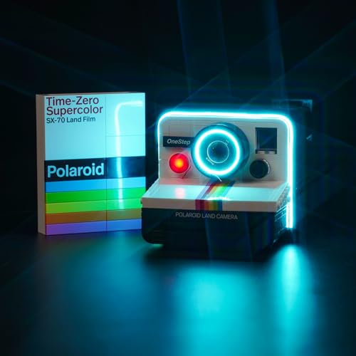 Licht-Kit Kompatibel mit Lego 21345 Polaroid OneStep SX-70 Camera (Kein Modell), Led Beleuchtungs Set Kompatibel mit Lego Polaroid OneStep SX-70 Camera Kreative Spielzeug
