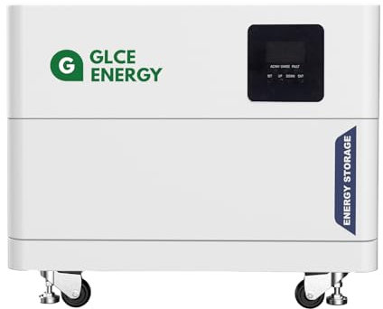 GLCE Energy Batterie Lifepo4 48V 100Ah, Tout-en-Un 5,12kWh Lithium, avec onduleur de Batterie à Domicile, Smart BMS intégré, Batterie Lithium pour Camping-Car/système de Stockage d'énergie à Domicile