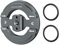 Leaplumin Universeller Magnetstativ-Adapter mit Kaltlichtschuh: Selbstklebender Magnetring & 1/4-Gewinde für Smartphones, Stativ/Kugelkopf & Mikrofon-Hotshoe