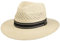 Stetson Chapeau Panama Vented Crown Traveller Femme/Homme - Made in Ecuador d'été de Soleil en Paille Printemps-été Été - S (54-55 cm) Nature
