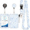 Porte-Cartes avec Cordon D'Amour, Badge D'Identification, Porte-Cartes avec Cordon, Cordon Détachable avec Clip Rétractable pour Cartes de Visite, Cartes D'EntréE, Cartes D'Identité