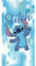 STITCH Hände erhoben - von Disney Lilo und Stitch Duschtuch Strandtuch Badetuch Beach Towel - 100% Baumwolle - Abmessungen 70 x 140 cm - mehrfarbig