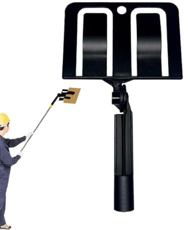 Paint Shield For Spraying - Adjustable Angle Ladder Paint Holder | Paint Guard | Spray Shield Holder | Paint Spray Shield | Paint Shield | Multifunctional Extended Cardboard Spray Shield Holder