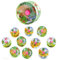 JoJo Kinder,Yiyifor 10 Stücke Yoyo Kinder,Karikatur YoYo Balls Kinder,Jo-Jo Reaktionsschnelles,Yo-Yo Bag für Anfänger,JoJo für Kindergeburtstagsgeschenke,Partys und Feiern