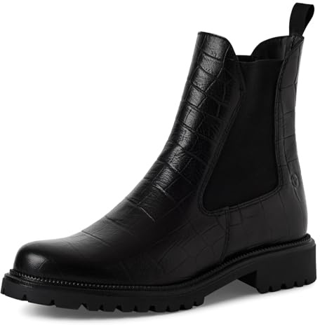 Tamaris 1-25427-41-304 Damen Chelsea Boot Nubuk-/Veloursleder Braun Braun