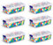 AC - Pack 6 Mini Cajas de Almacenamiento Transparente - Fabricado en plástico - Contenedor para almacenarbotones, Hilo o Alimentos - 3,8 x 12 x 8 cm - 200 Ml